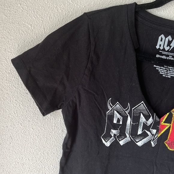 AC/DC Black Band Tee by goodie two sleeves X-Large 100% Cotton - Picture 5 of 8